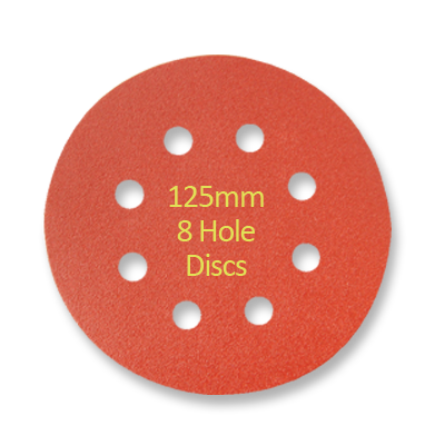 125mm 8 Hole Aluminuim Oxide Discs for Wood