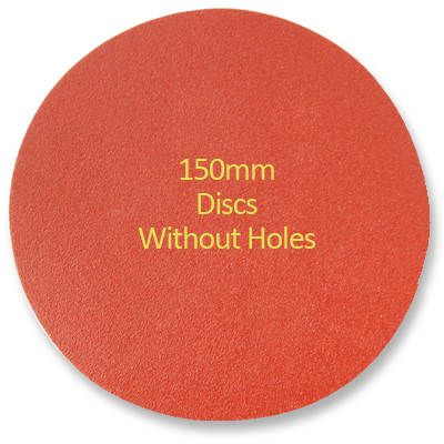 150mm Plain Aluminium Oxide Discs for Wood