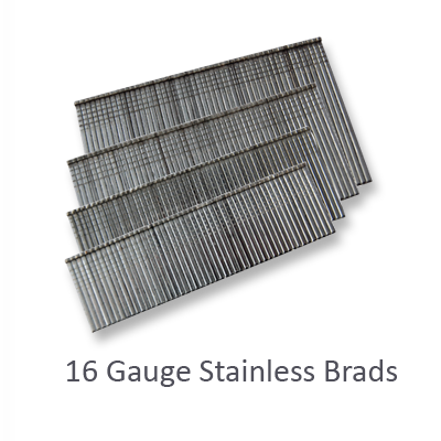 16 Gauge Stainless Brads