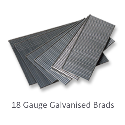18 Gauge Galvanised Brads