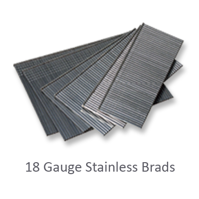 18 Gauge Stainless Brads