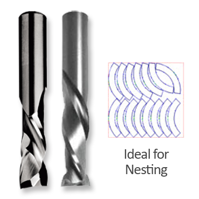 Compression Spirals for Nesting (perimeter cutting)