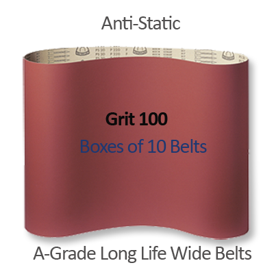 High Performance Wide Belts Grit 100