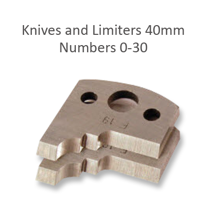 Knives and Limiters Numbers 0 to 30
