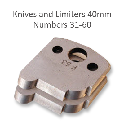 Knives and Limiters Numbers 31 to 60
