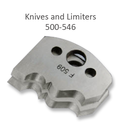 Knives and Limiters Numbers 500 to 546