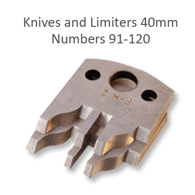 Knives and Limiters Numbers 91 to 120