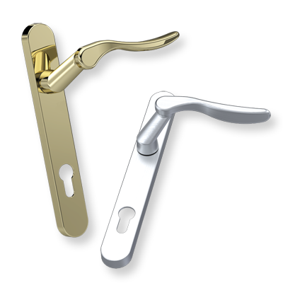 Prestige Swan Neck Lever Handles for External Doors