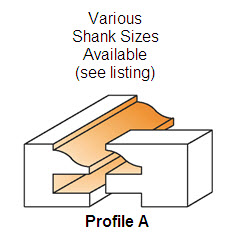 Rail and Stile Profiling Sets (Profile A)