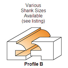 Rail and Stile Profiling Sets (Profile B)