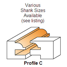 Rail and Stile Profiling Sets (Profile C)