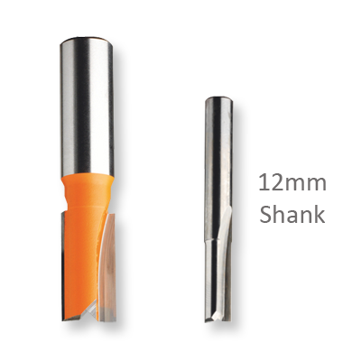Straight Cutters - Short Series with 12mm shank