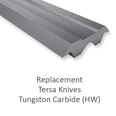 Tersa Replacement Knives Tungsten Carbide (HW)