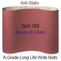 High Performance Wide Belts Grit 100