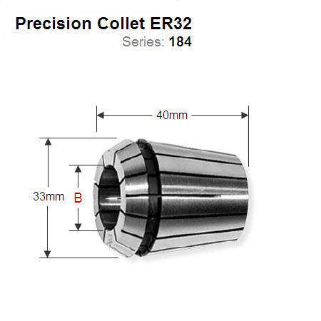 Premium Quality 14mm ER32 Precision Collet 184.140.00