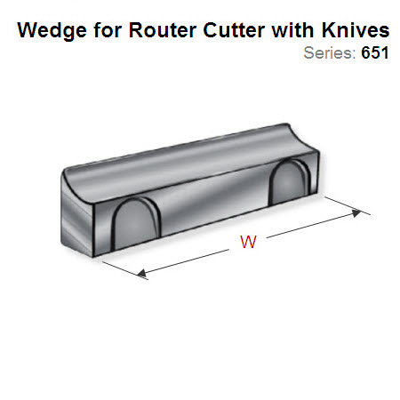 20mm Wedge for Router Cutter 651.999.01
