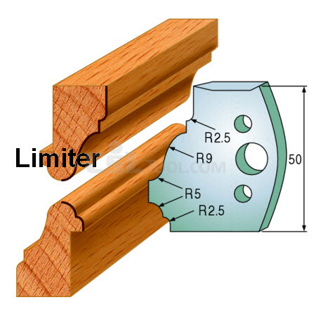 Pair of Universal Profile Limiters 50 x 4mm 691.558