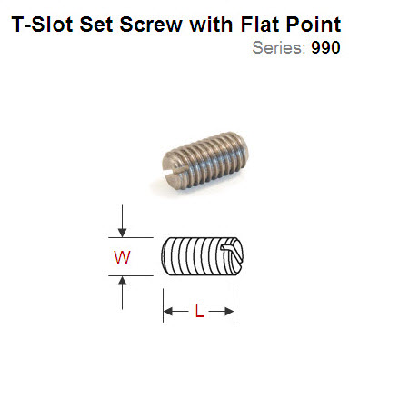 Set Screw with flat point 990.003.00