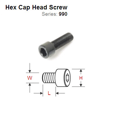 Hex Head Cap Head Screw 990.053.00