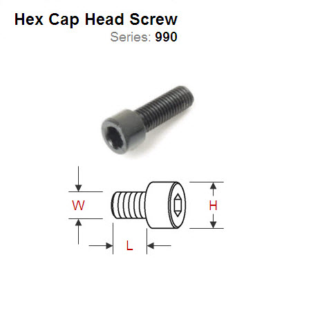 Hex Head Cap Head Screw 990.054.00