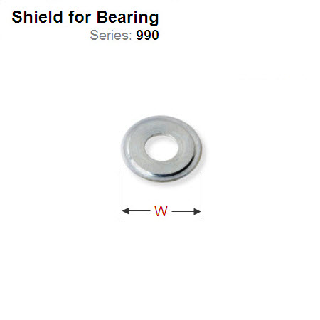 12.7mm Shield for Bearing 990.423.00
