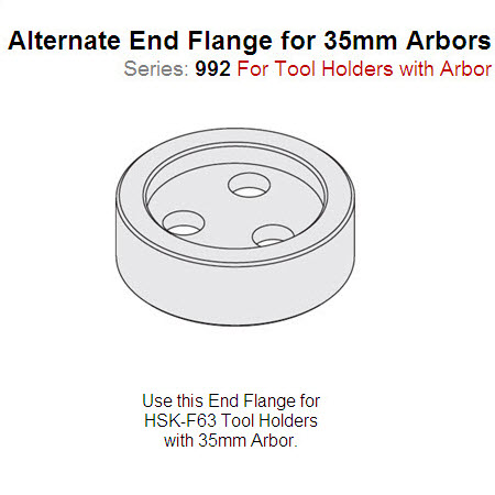 Steel Flange for Arbors 992.560.35F