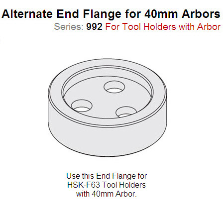 Steel Flange for Arbors 992.560.40F