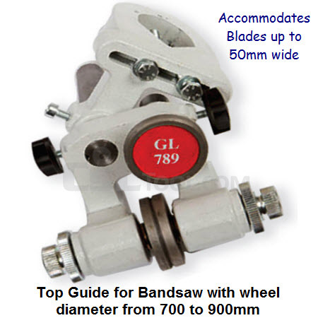 Top Guide for Bandsaws with 700 to 900mm Wheel Diameter