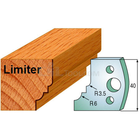 Pair of Universal Profile Limiters 40 x 4mm 691.019