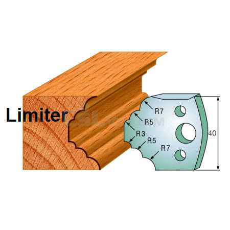 Pair of Universal Profile Limiters 40 x 4mm 691.021