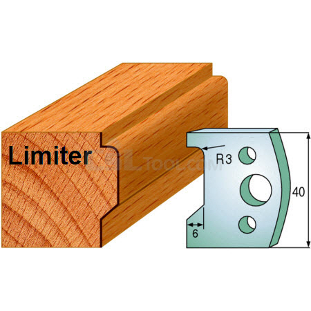 Pair of Universal Profile Limiters 40 x 4mm 691.032