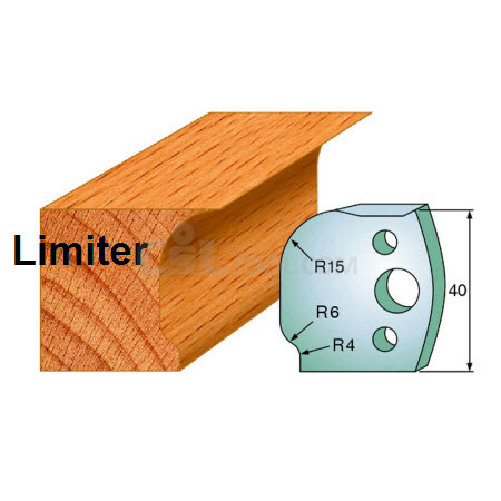 Pair of Universal Profile Limiters 40 x 4mm 691.047