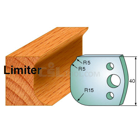Pair of Universal Profile Limiters 40 x 4mm 691.060