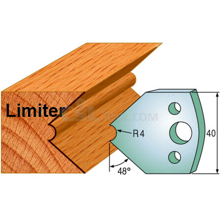 Pair of Universal Profile Limiters 40 x 4mm 691.080