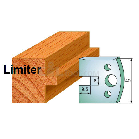 Pair of Universal Profile Limiters 40 x 4mm 691.095