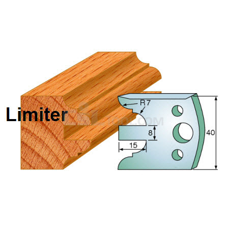 Pair of Universal Profile Limiters 40 x 4mm 691.098