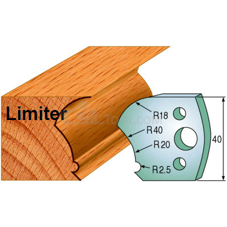 Pair of Universal Profile Limiters 40 x 4mm 691.123