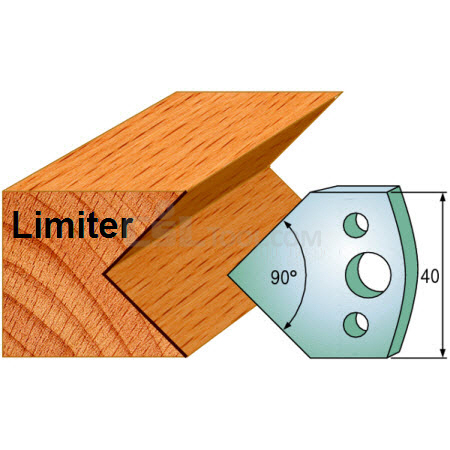 Pair of Universal Profile Limiters 40 x 4mm 691.127
