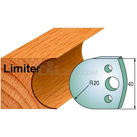 Pair of Universal Profile Limiters 40 x 4mm 691.131