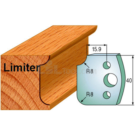 Pair of Universal Profile Limiters 40 x 4mm 691.174