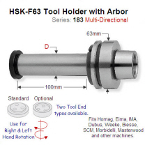 HSK-F63 Toolholder with Arbor 183.361.00