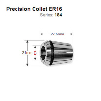 Premium Quality 3mm ER16 Precision Collet 184.030.16