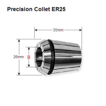 Premium Quality 8mm ER25 Precision Collet 184.080.25