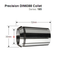 Premium Quality 10mm DIN6388 Precision Collet 185.100.00