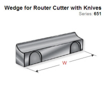 30mm Wedge for Router Cutter 651.999.02