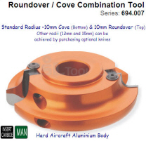 Roundover and Cove Cutter Head 694.007.35