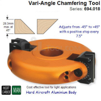 Adjustable Chamfer Cutter Head with Positive Stop 694.018.40