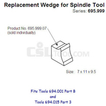 7mm Wedge for Spindle Tool 695.999.07