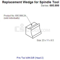 24mm Wedge for Spindle Tool 695.999.24