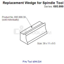 39mm Wedge for Spindle Tool 695.999.39